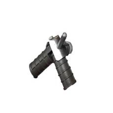 3-Way Section Spigot Flexi Corner Grey