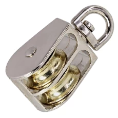 32mm Double Swivel Pulley