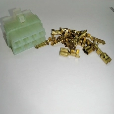 8-Way Male and Female Plug with loose Lugs