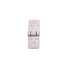 AluminiumWhite 6-Hole Hinge 50 x 83