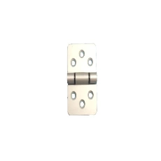 Aluminium Natural 6-Hole Hinge 50 x 83