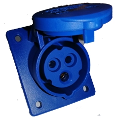 Caravan Panel Mount Socket Outlet