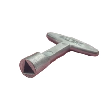 Front Panel Key - Triangle - Zink