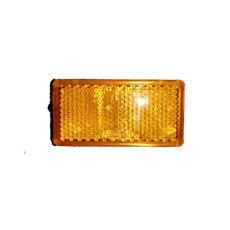 Large Reflector 65 x 35mm Amber