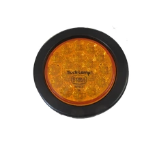 LED Round Light - Amber