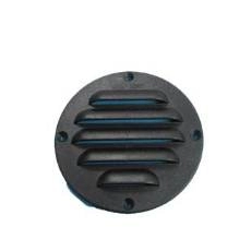 Plastic Louvre Breather Vent - Black