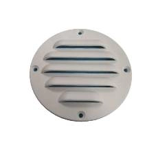 Plastic Louvre Breather Vent - White