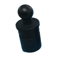 Pole End - Ball Ends 25mm Black