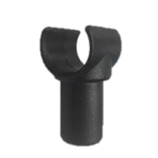 Pole End - Pole Clip Black 22mm