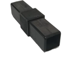 Square Tubing Connectors 25mm 2-Way Straight