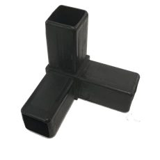 Square Tubing Connectors 25mm 3-Way Elbow