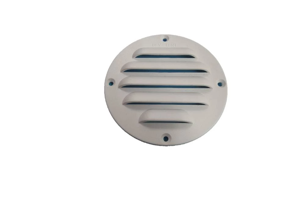 White Plastic Louvre Breather