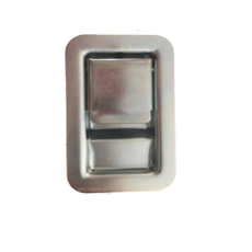 Zink Plated Paddle Handle - Non Lockable (No Knob) 140x89mm